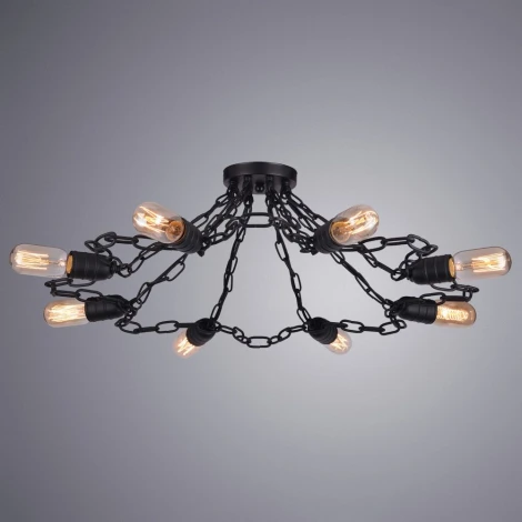Потолочная люстра Arte Lamp Riverrun A9344PL-8BK