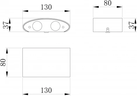 Архитектурная подсветка Maytoni Strato O417WL-L4B3K (LED, 220V, IP54)