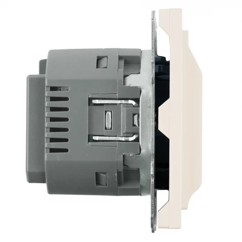Выключатель карточный (механизм) 250В 40А RSW40-5114-08 кашемир, soft touch Stekker Эмили 50702