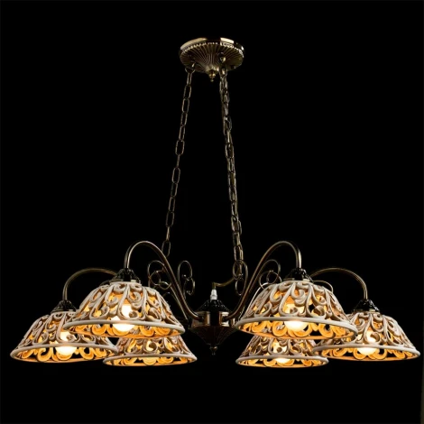 Подвесная люстра Arte Lamp Carved A5387LM-6AB