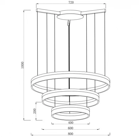 Подвесной светильник Arte Lamp Sorento A2504SP-3WH