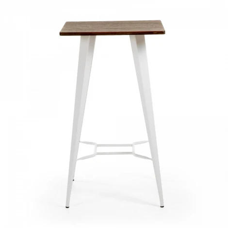 Стол Malibu высокий белые ножки La Forma (ex Julia Grup) 047520