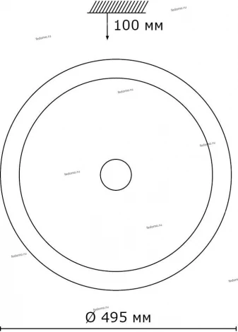 Настенно-потолочный светильник Sonex Unika 2031/C