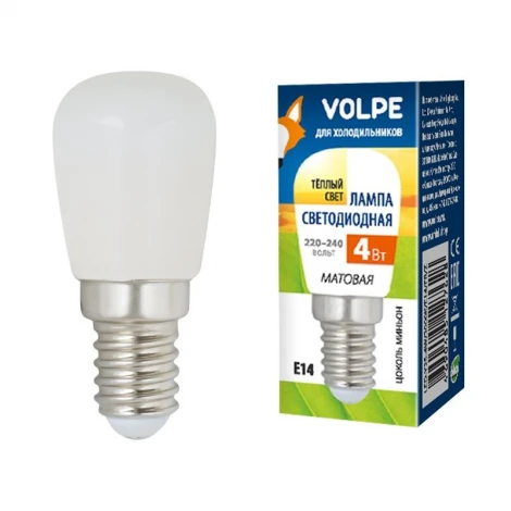 Лампочка светодиодная конус белая E14 4W Volpe LED-Y25-4W/3000K/E14/FR/Z