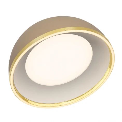 Потолочный светильник светодиодный Citilux Floom CL736152 Бежевый+Золото
