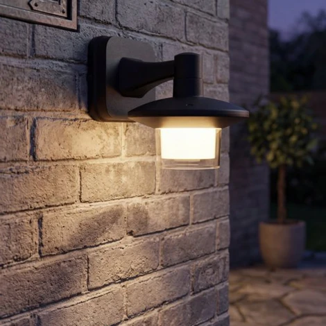 Настенный фонарь уличный светодиодный Reluce 08335-9.2-001JH LED12W BK RLOS