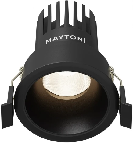 Встраиваемый светильник Maytoni Dip DL115-10W-4K-B (LED, 220V, круглые)