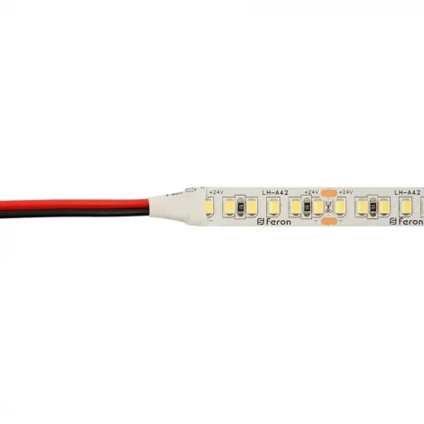 Светодиодная LED лента 180SMD(2835)/м 16Вт/м 24V 6000К 30м IP20 Feron LS502 53091
