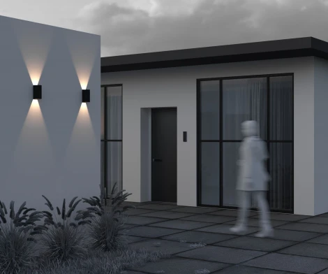 Настенный уличный светильник светодиодный Maytoni Outdoor Drape O526WL-L10B3K