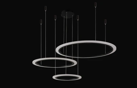 Подвесной светильник Crystal Lux Manzana MANZANA SP67W LED D400+600+800 BLACK