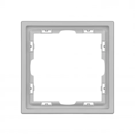 Рамка пластиковая FRM-NOBE-SFPL-1-IS (Arlight, Никель) 059455