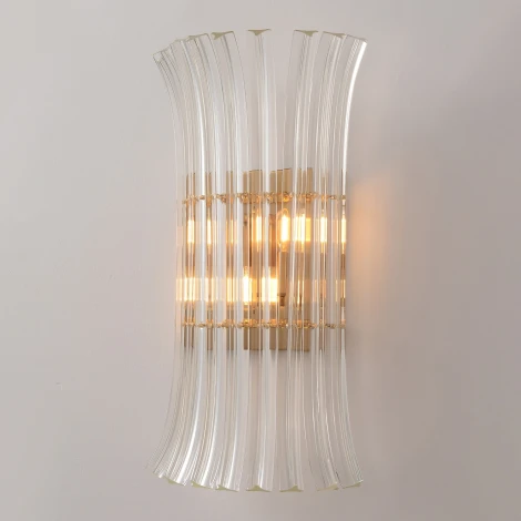 Бра Crystal Lux CASCADA AP2 BRASS
