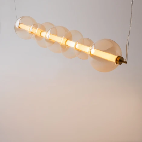 Подвесной светильник Maytoni Futuro MOD307PL-L40BS3K (LED, 220V, на тросе, шарики)