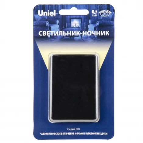 Ночник Uniel DTL-320 Прямоугольник/Black/Sensor