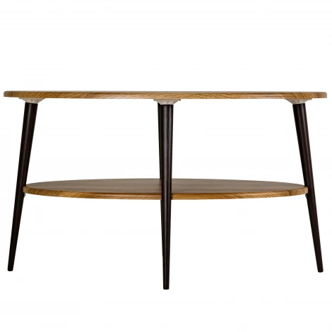 Стол журнальный BeautyStyle 29 дуб вотан/черный Mebelik 009785