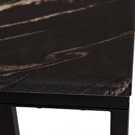 Стол придиванный BeautyStyle 30 черный порторо/черный Mebelik 009574