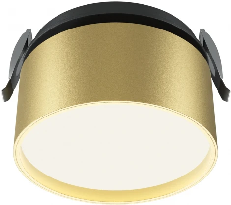 Встраиваемый светильник Maytoni Onda DL024-12W4K-BMG (LED, 220V, круглые)