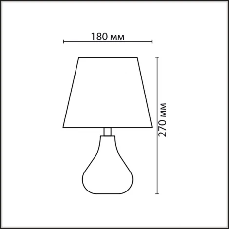 Настольная лампа Lumion Naina 8183/1T оливковый, керамика/текстиль E14 1*40W 220V (выключатель)