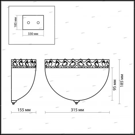 Настенный светильник Odeon Light Aspena 2777/1W