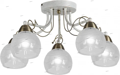 Потолочная люстра Arte Lamp Intreccio A1633PL-5WG