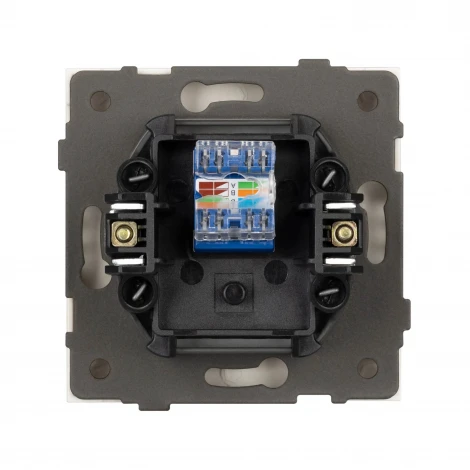 Механизм компьютерной розетки SCT-TENDO-MPC1-SFPL-WH (RJ-45, CAT6) (Arlight, Матовый белый) 054594