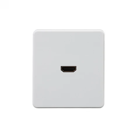 Розетка HDMI с/у перламутр Kranz Round KR-78-0730-1