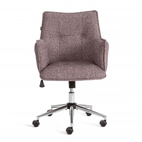 Кресло Lutz/Лутц/Луц хром велюр/букле, VT shape wood rose Tetchair 25479