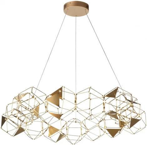 Подвесная люстра Odeon Light Trellis 5086/68L античная бронза/металл LED 68W 4000K 3740Лм (220V, на тросе)