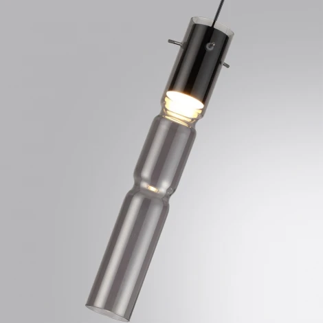 Подвесной светильник Odeon Light Scrow 5059/5L PENDANT черный/дымчатый/металл/стекло LED 5W 3000K (220V, на проводе, круглые)