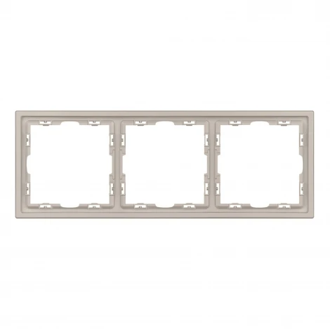 Рамка пластиковая FRM-NOBE-SFPL-3-CA (Arlight, Кашемир) 059458