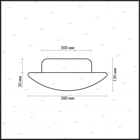 Настенно-потолочный светильник Odeon Light Opal 2247/2C
