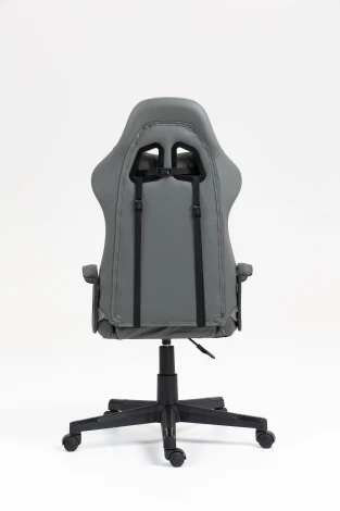 Кресло спортивное TopChairs Wyvern серо-черный арт.УТ000039485
