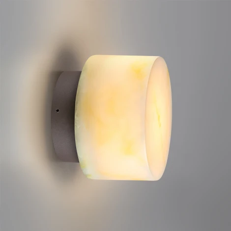 Настенный светильник уличный Odeon Light Candela 7190/6WLA белый/коричн/алюминий/искусственный алебастр/металл IP65 LED 6W 2700K 220-240V