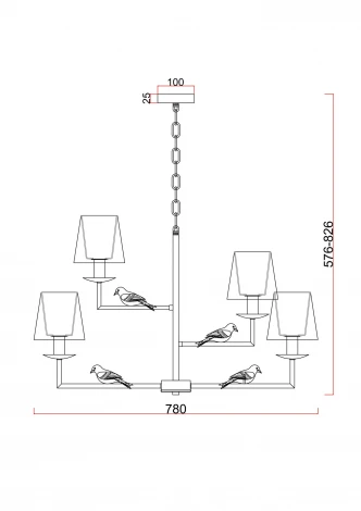 Подвесная люстра Freya Comfy FR5270PL-06W