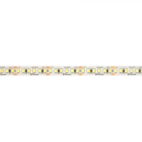 Светодиодная LED лента 180SMD(2835)/м 16Вт/м 24V 6000К 30м IP20 Feron LS502 53091