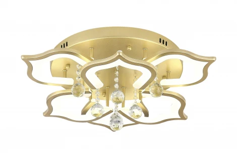 Потолочная люстра Natali Kovaltseva Florel INNOVATION STYLE 83052 (регулировка яркости, LED, 220V, пульт управления, цветы)