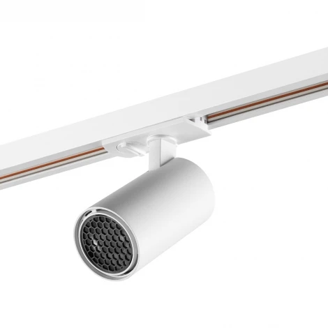 Трековый светильник однофазный светодиодный Novotech Selene 359906 белый трехжильный LED 10W 220V 4000К