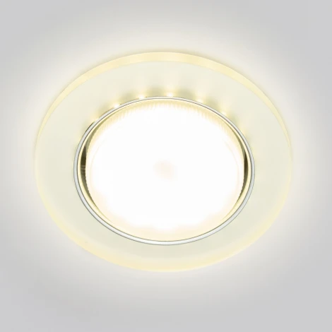 Встраиваемый точечный светильник Fametto Luciole DLS-L158 GX53 CHROME/MATT CLEAR (220V, круглые)