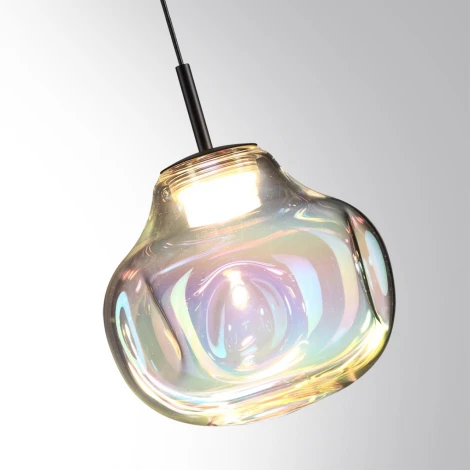 Подвесной светильник Odeon Light Vaso 5097/4LB черный/бензиновый/металл/стекло LED 4W 4000K (220V, на проводе)