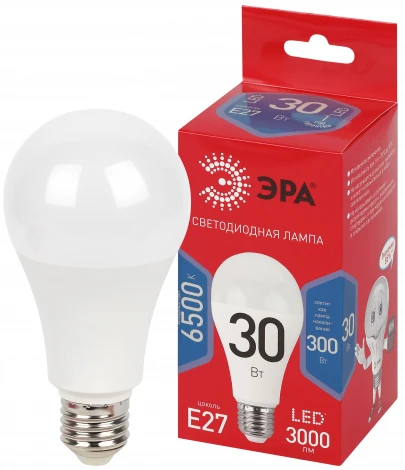 Лампочка светодиодная E27 30Вт ЭРА LED A70-30W-865-E27 R LED A70-30W-865-E27 R