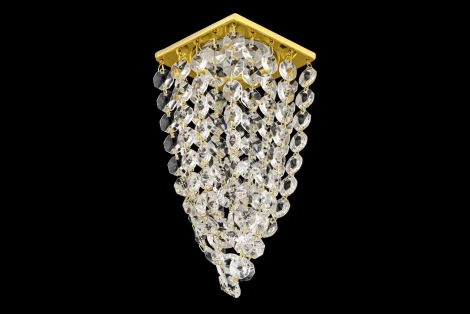 Встраиваемый светильник хрустальный Dio D'Arte Tayo Gold GU10.5.14.8x8.112 G