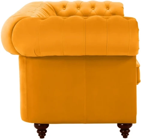 Диван Chester Classic ОГОГО (арт.344515), (Ткань/Желтый)