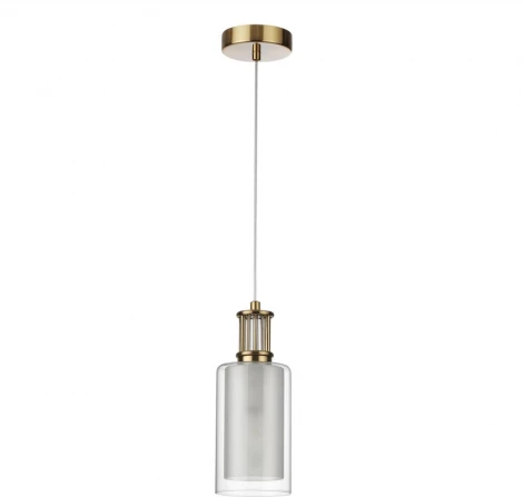Подвесной светильник Odeon Light Saga 5088/1A античная бронза/стекло E14 1*40W (220V, на проводе, круглые)