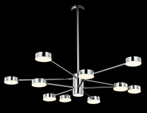 Потолочная люстра Crystal Lux GORACIO SP10 D1100 CHROME