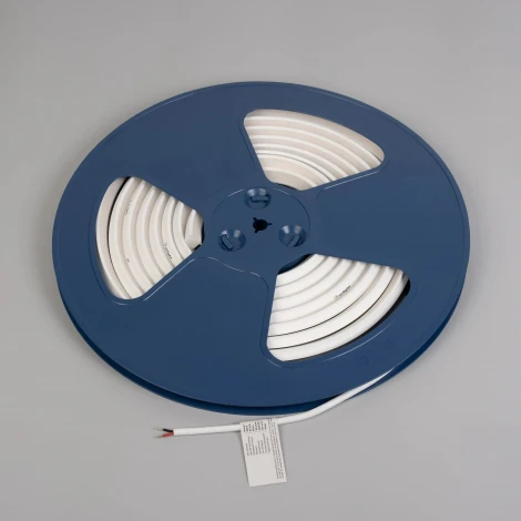 Светодиодная лента герметичная MOONLIGHT-3D-T-X544-10x10mm 24V Warm3000 (8 W/m, IP67, 5m, wire x1) (Arlight, Вывод боковой) 055192