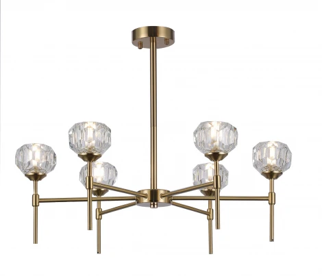 Потолочная люстра на штанге Freya Blowball FR5236PL-06BS
