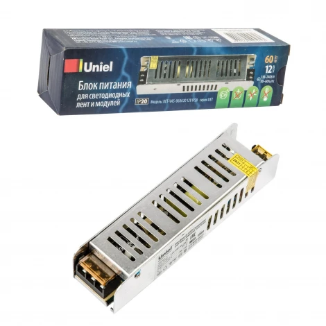 Блок питания UET-VAS-060A20 12V IP20 Uniel UET-VAS
