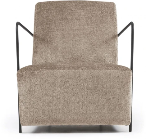 Кресло La Forma (ex Julia Grup) Gamer (Бежевый/ Пенополиуретан,Металл,Пена,Сосна,Акрил,Сталь)