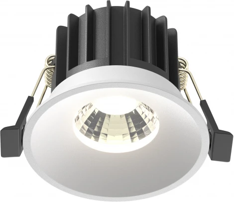 Встраиваемый светильник Maytoni Round DL058-12W4K-W (LED, 220V, круглые)