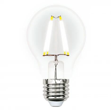 Лампочка светодиодная шар прозрачная E27 7W 4000K Uniel LED-A60-7W/NW/E27/CL/DIM GLA01TR